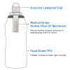 HygieniSafe® Collapsible Water Filter Bottle – 600 ml