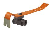 Pry Bar with Emergency Gas Valve Shut Off Tool, 15"