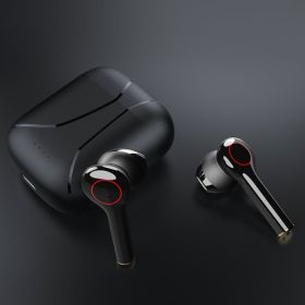 Sound Sense Bluetooth Earphone With Portable Charging Box (Color: black)